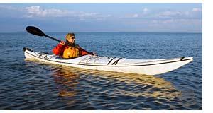 Woman in a Sea Kayak