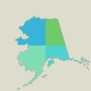 Alaska locator map - boat rentals.